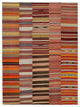 Rug N Carpet - Handmade Oriental 9' 5'' x 12' 10'' Tribal Patchwork Kilim Rug