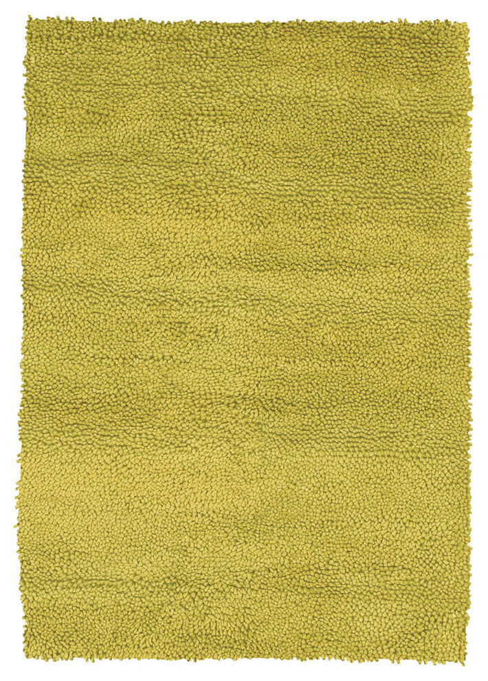 Strata Contemporary Area Rug, Green, 9'x13' Rectangle