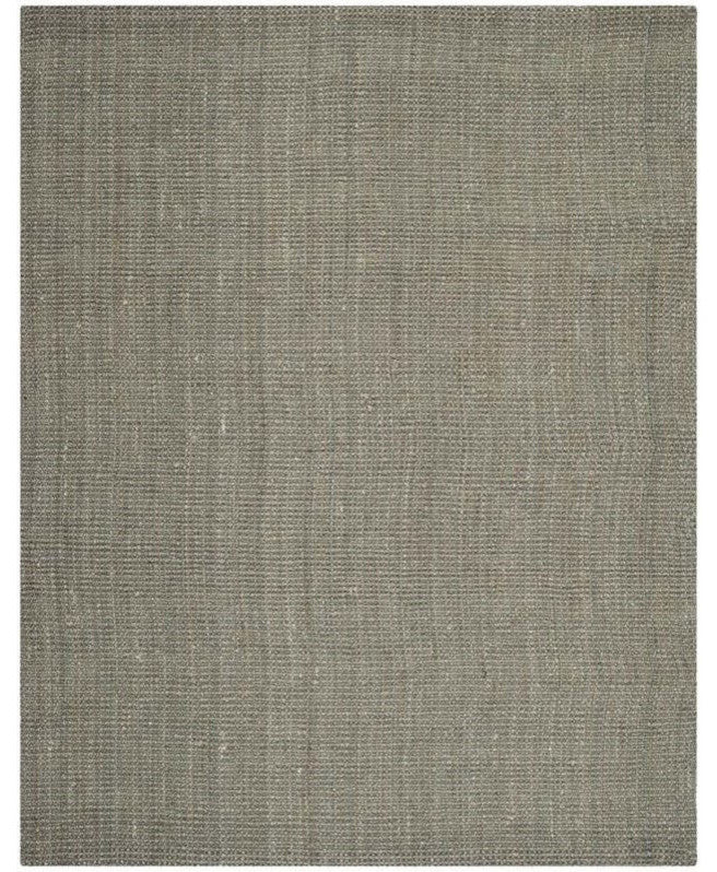 Safavieh Natural Fiber Nf730B Solid Color Rug, Grey, 10'0" X 14'0"