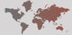 Studio Map Mural, Olive and Rust Gradient, Peel and Stick, 1 Panel, 124"x60"