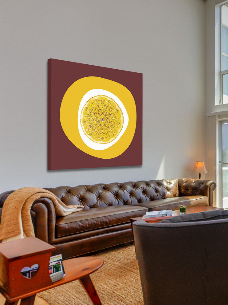 "September Lemon" Painting Print on Canvas by Irena Orlov