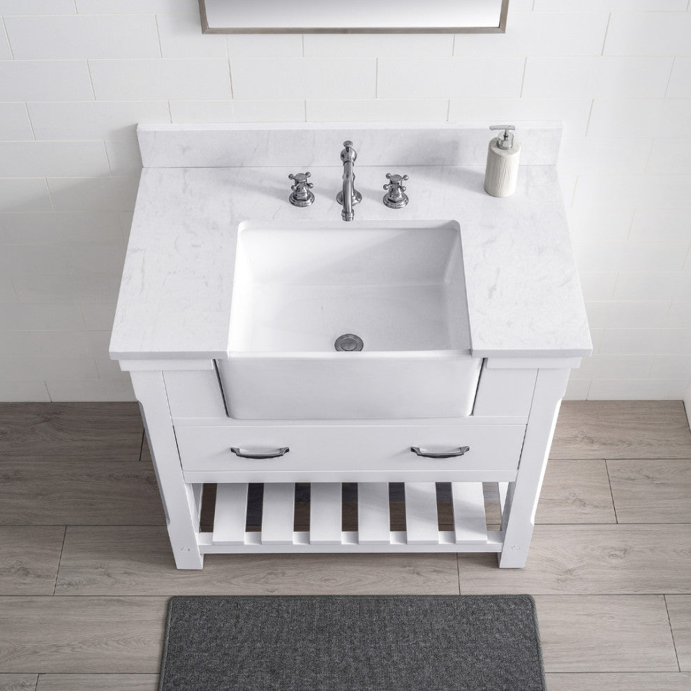 Wesley 36" Bathroom Vanity, White
