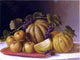 John F Francis Melons and Yellow Apples, 21"x28" Wall Decal