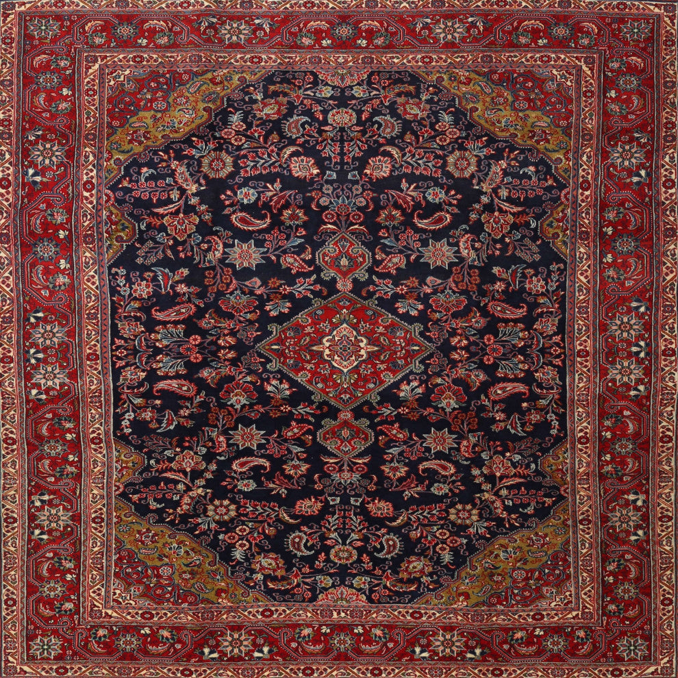 Ahgly Company Indoor Square Traditional Area Rugs, 5' Square