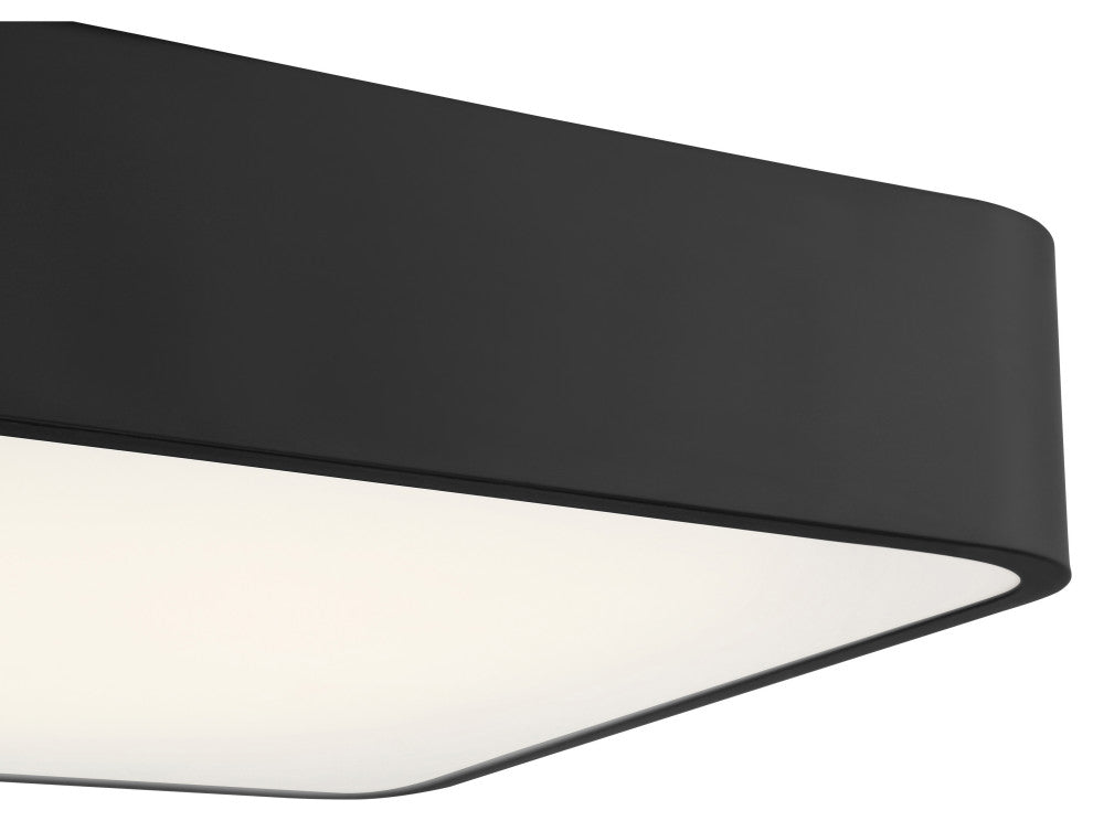 Access Granada 1-Light LED Flush Mount Black