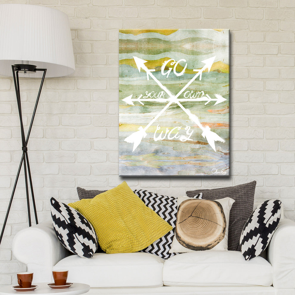 Ready2Hangart Your Way By Olivia Rose Canvas Art , 16" Hx12" W