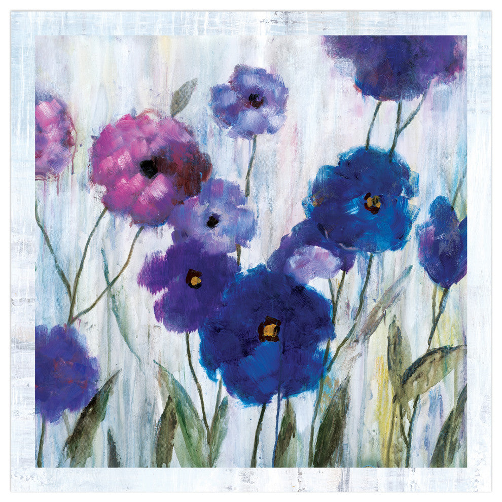 Garden Fresh Flowers 16x16 Canvas Wall Art
