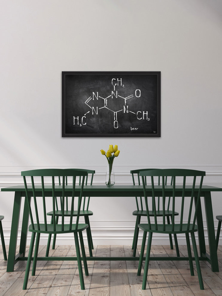 "Chemical Beer" Framed Painting Print, 24"x16"