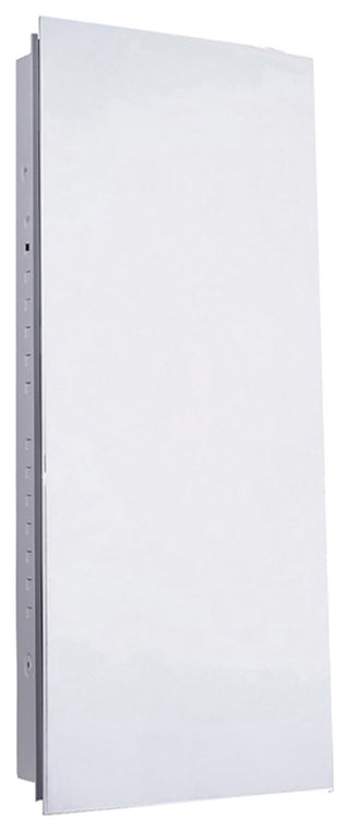 Euroline Medicine Cabinet, 13.5"x36", Polished Edge, Flush Mounted
