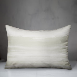 White Watercolor Waves 14x20 Indoor/Outdoor Pillow