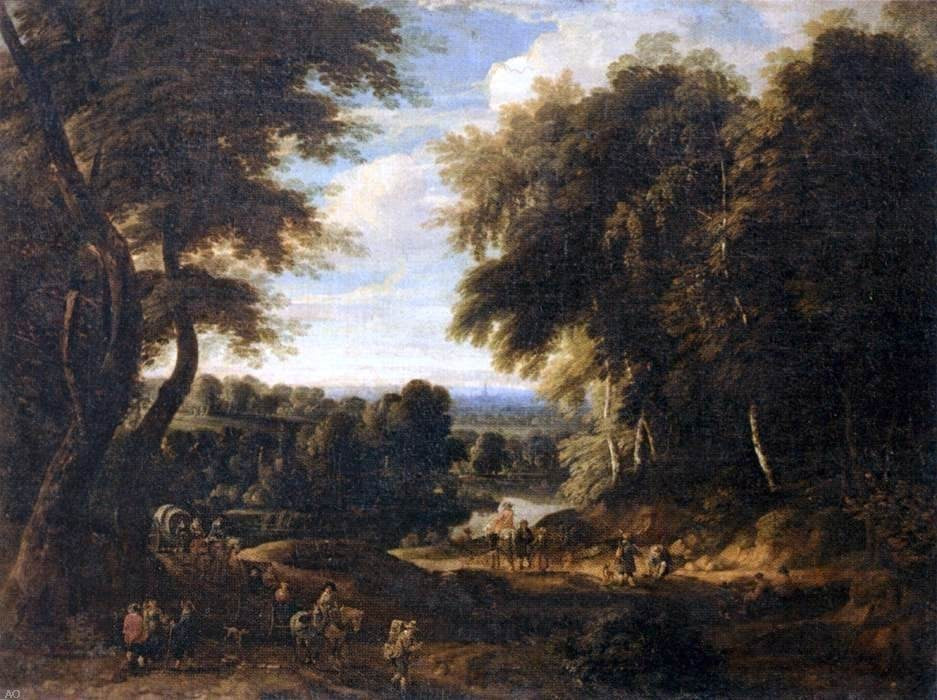 Jacques D'Arthois Edge of a Wood Wall Decal