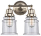 Innovations 623-2W-SN-G184 2-Light Bath Vanity Light, Brushed Satin Nickel