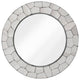 Crazy Cut Mirror, Round, Stainless Steel