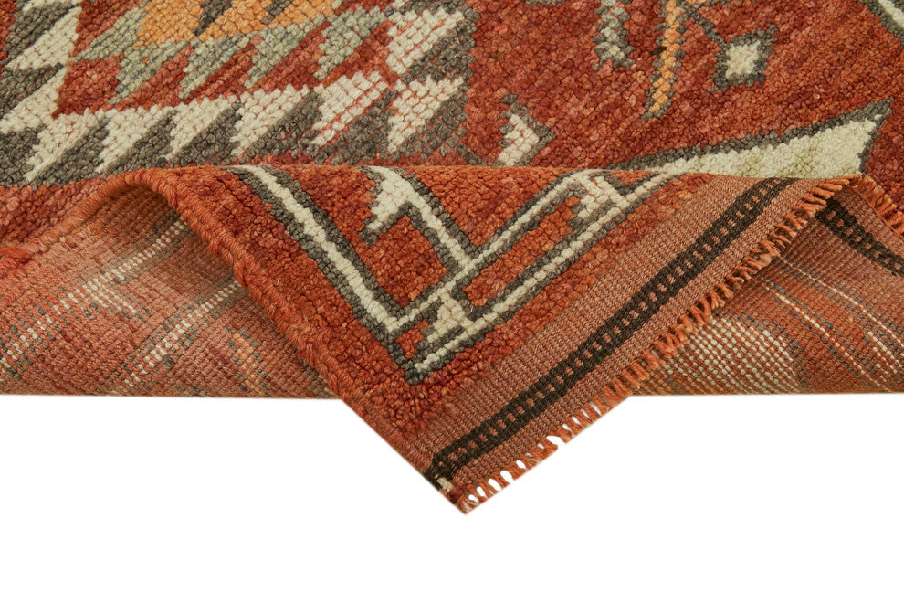 Rug N Carpet - Handmade Anatolian 2' 11" x 12' 0" Antique Runner Rug
