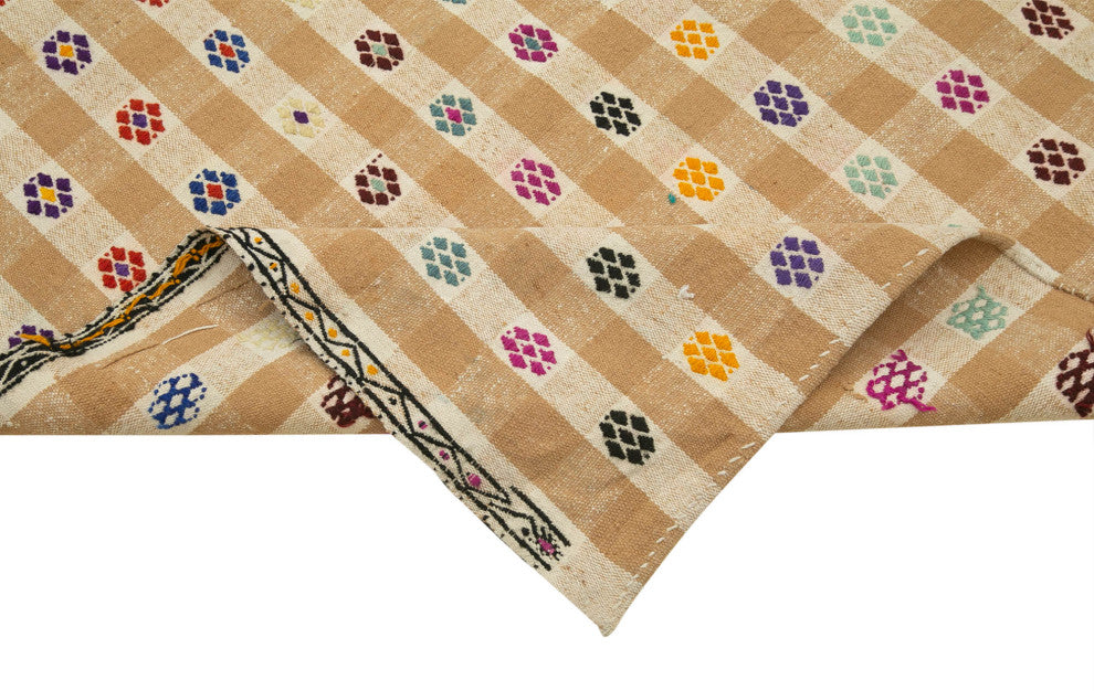 Rug N Carpet - Handwoven Turkish 3' 0" x 11' 9" Tribal Runner Kilim Rug