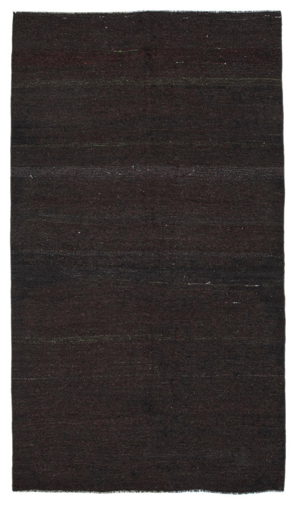 Rug N Carpet - Handmade Turkish 5' 3'' x 9' 3'' Vintage Goat Hair Kilim Rug