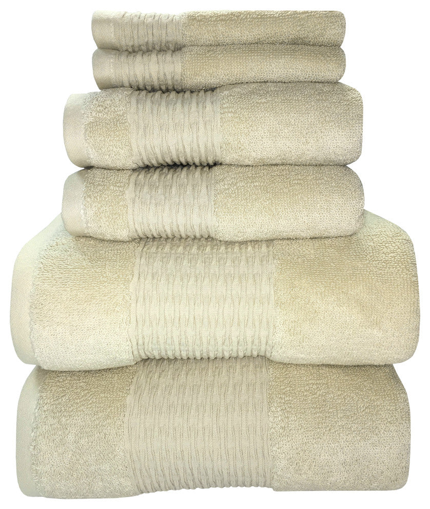 Sttelli Luna 6-Piece Towel Set, Angora