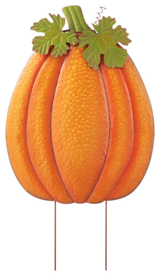 37.75"H Fall Glitter Pumpkin Yard Stake