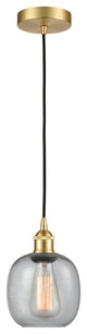 Innovations 616-1P-SG-G104-LED 1-Light Mini Pendant, Satin Gold