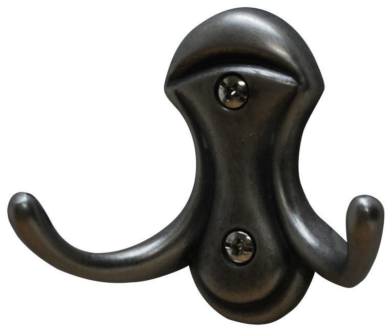 Coat Hook, Aged Pewter