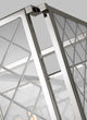 Erro Large Lantern, Polished Nickel