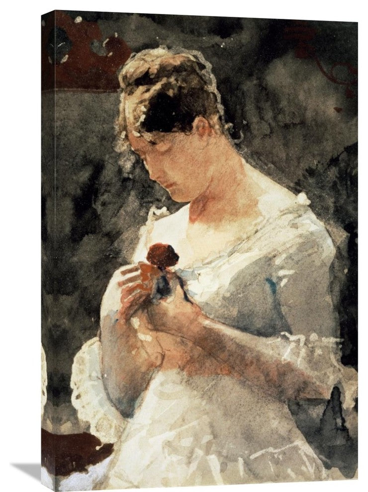 "Woman With A Rose" Artwork