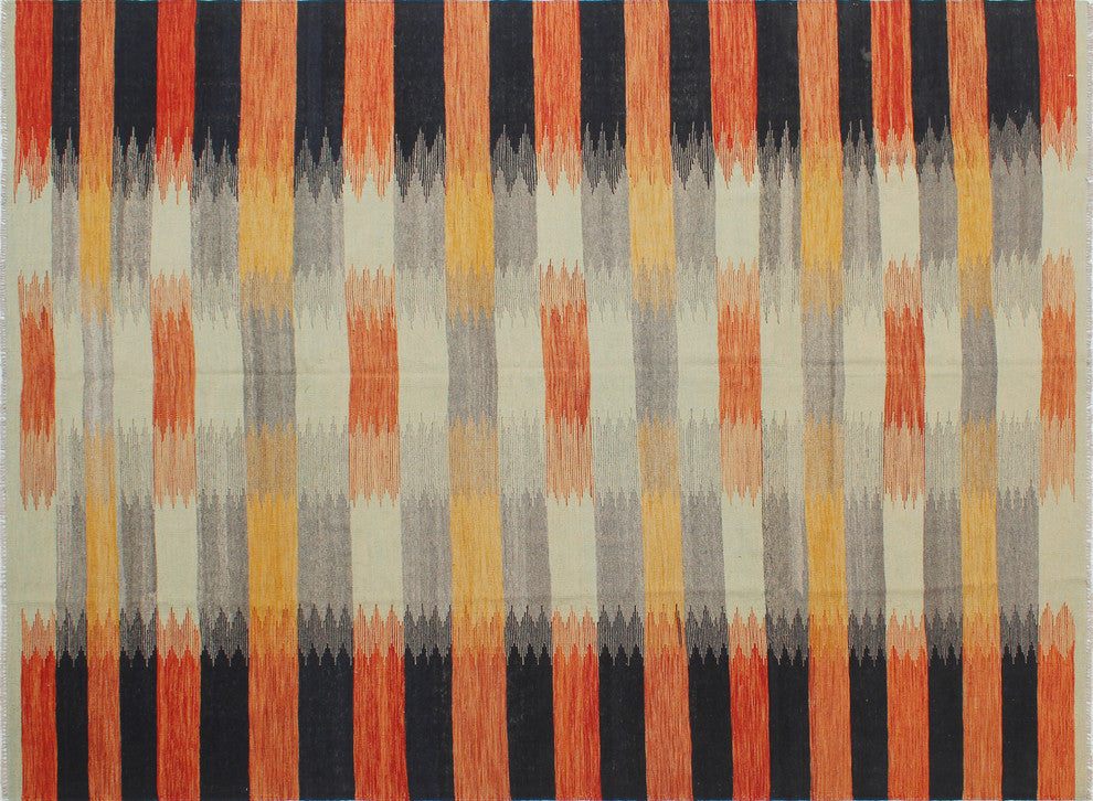 Winchester Kilim Muattarb Mint Green Rug, 8'5x11'2