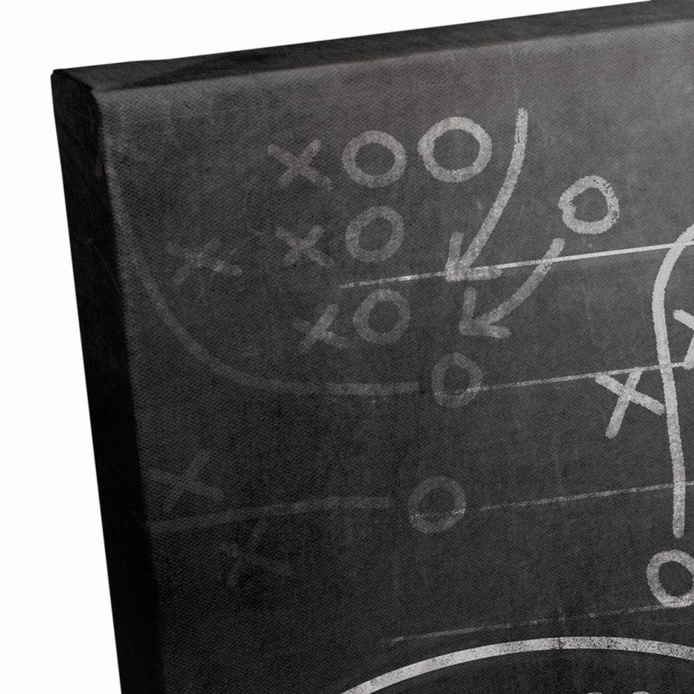 Football Plays 14x11 Canvas Wall Art