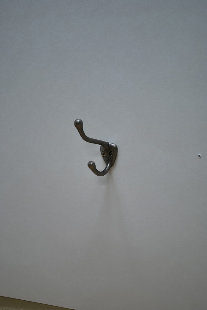 Coat Hook, Aged Pewter