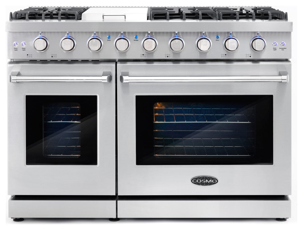 5PC Kitchen Package with 48" Gas Range & 48" Under Cabinet Range Hood