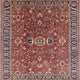 Ahgly Company Indoor Square Mid-Century Modern Area Rugs, 5' Square