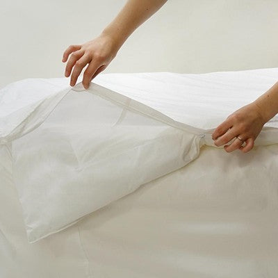 BedCare All-Cotton Mite Proof Comforter Cover, Twin XL