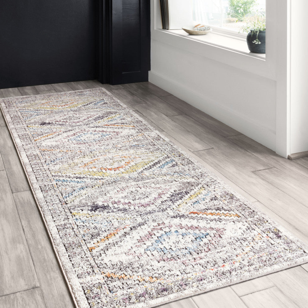 Dante Area Rug by Loloi II, Ivory/Multi, 7'10"x10'6"