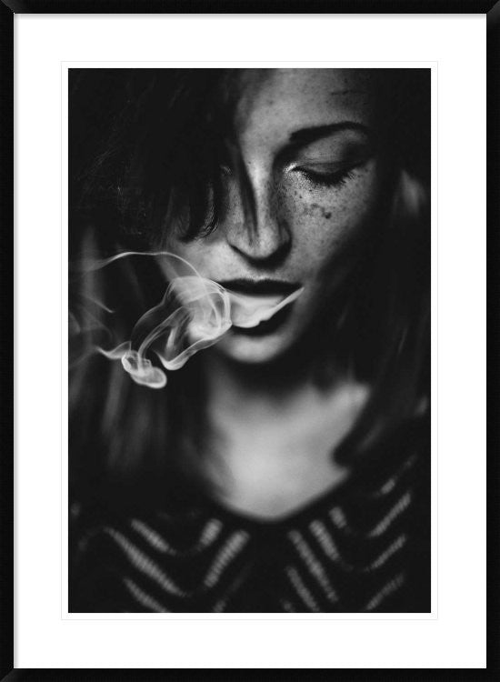 "Smokey" Framed Digital Print by Yannick Desmet, 28"x38"