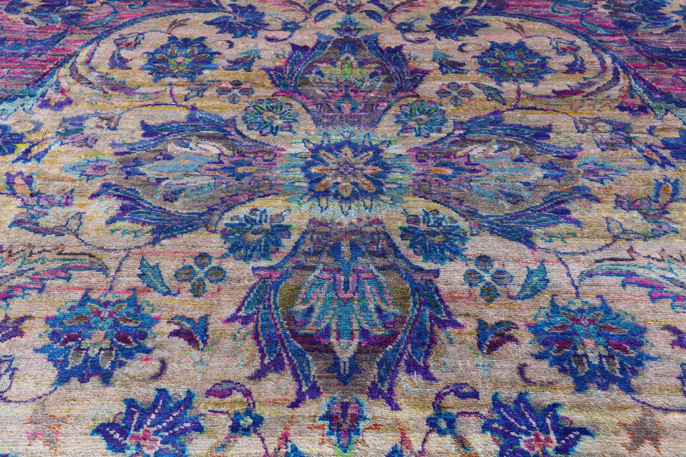 Handmade Persian Silk Rug7' 10" X 10' 0" Q6820