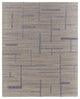 Longridge T8002 Modern/Casual/Scandinavian Area Rug, Ivory/Blue, 8'x10'