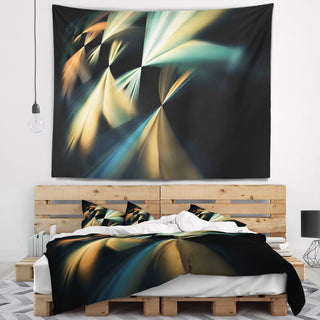 Floating Abstract Fractal Designs Abstract Wall Tapestry, 39"x32"