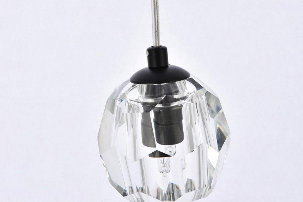 Lux Light 11" 10-Lights Gold Pendant