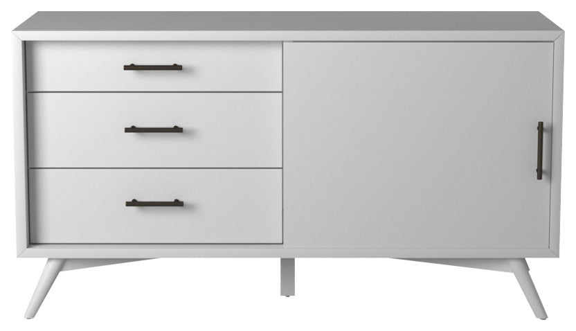 Flynn Small TV Console, White