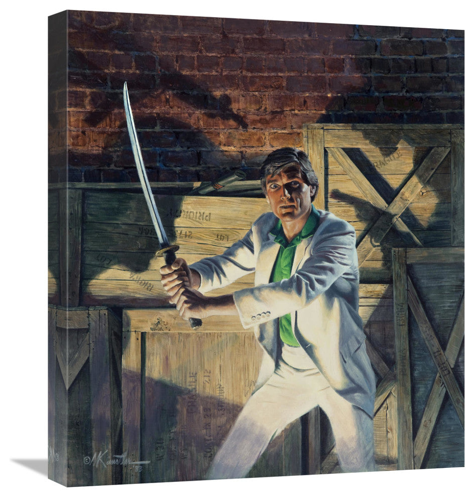 "Dagger "“ Ride of the Razorback" Canvas by Mort Kunstler, 19x22"