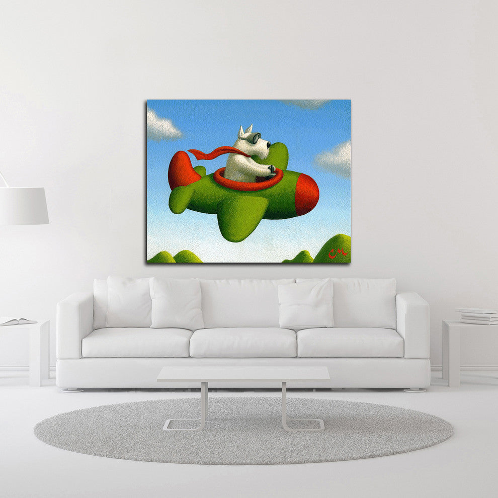 Frequent Flier No. 1 by Chris Miles, Print on Canvas, 40"x32"
