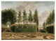 "A Formal Garden" Digital Paper Print by Johannes Janson, 50"x38"