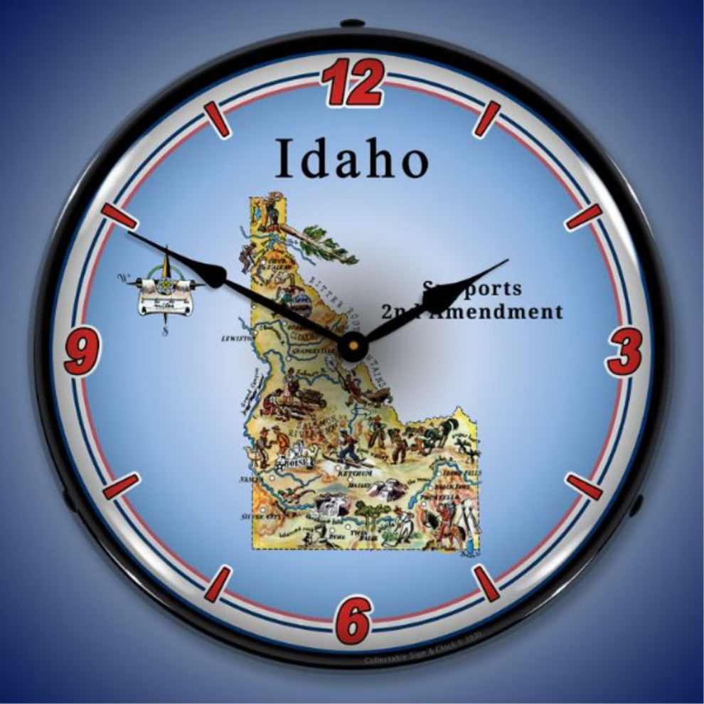 N20031035 Idaho Supports the 2nd Amendment Clock