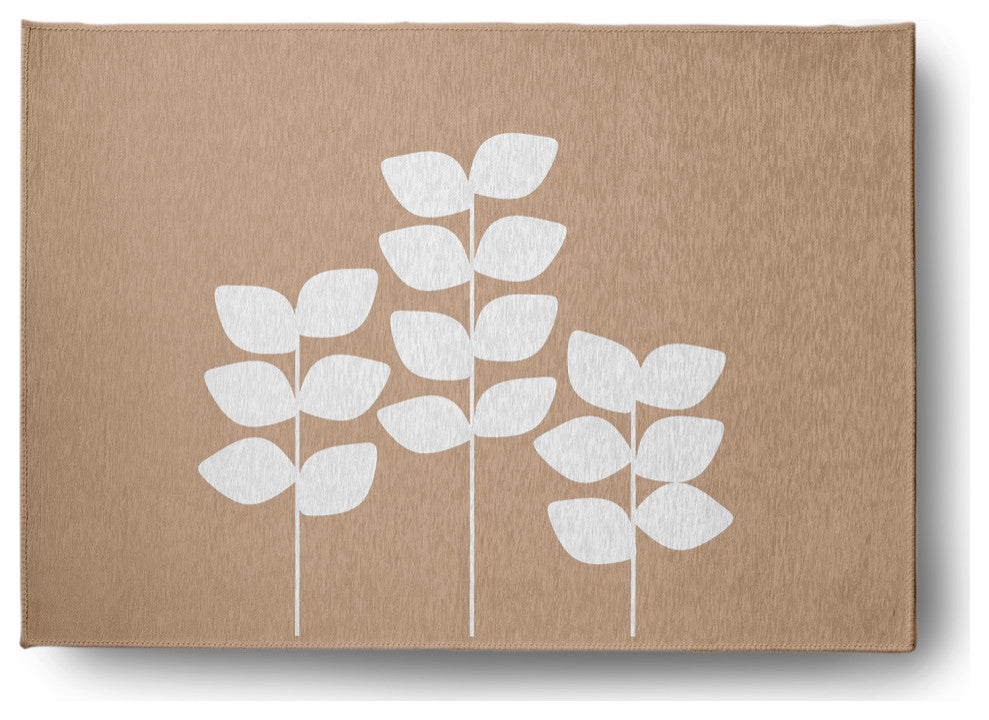 Simple Stems Spring Chenille Rug, Pepper, 5'x7'