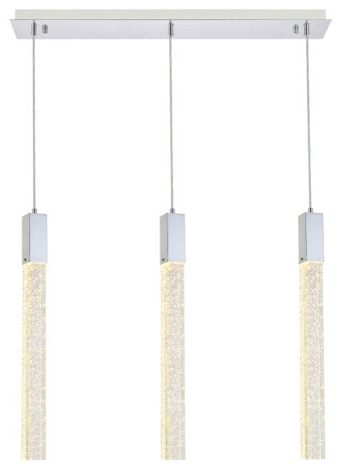 Wade 3-Light Pendant, Chrome