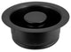 Insinkerator Style Disposal Flange And Stopper In Polished Nickel, Powder Coated Flat Black