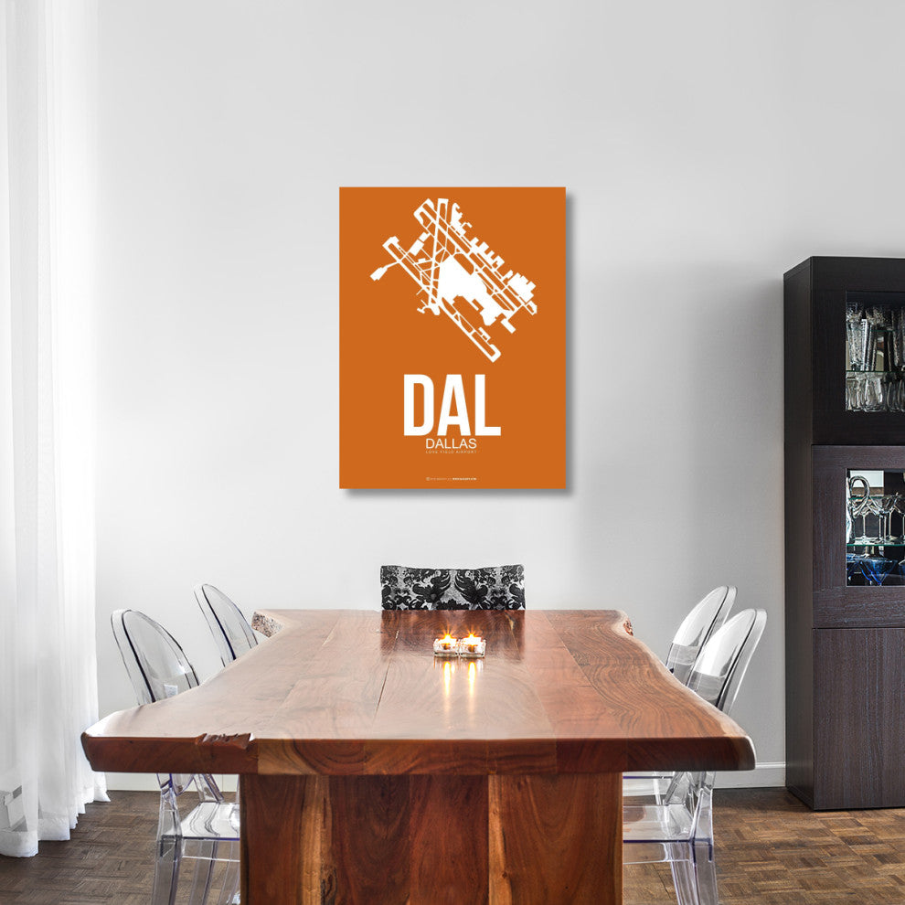 "DAL Dallas Poster 2" Fine Art Print