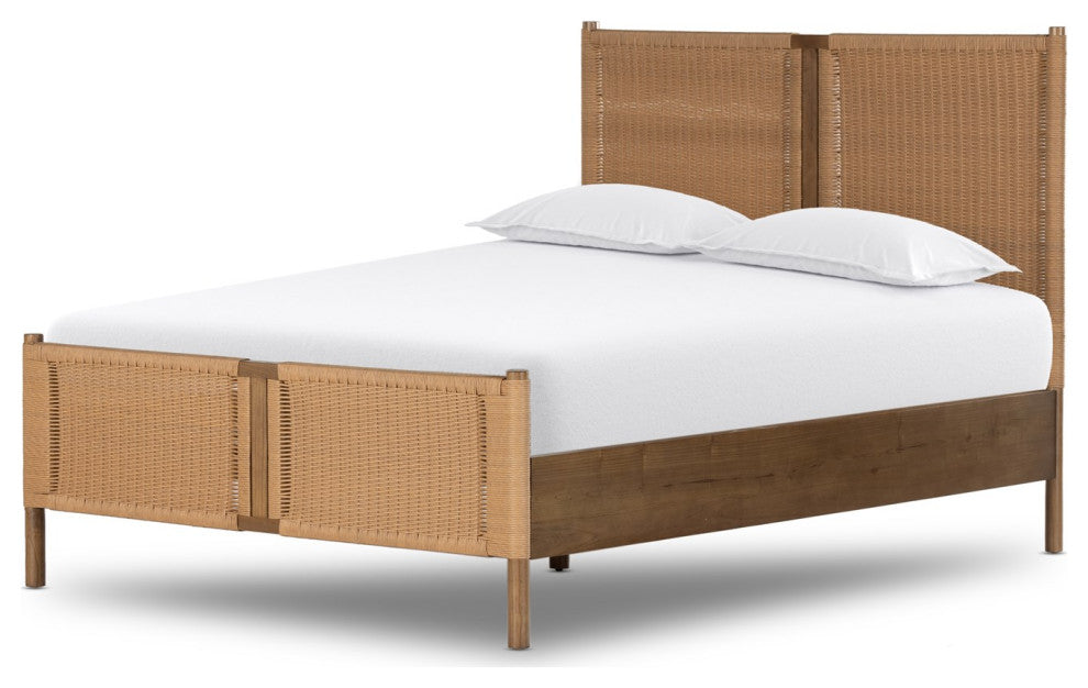 Liza Bed-Toasted Sungkai-Queen