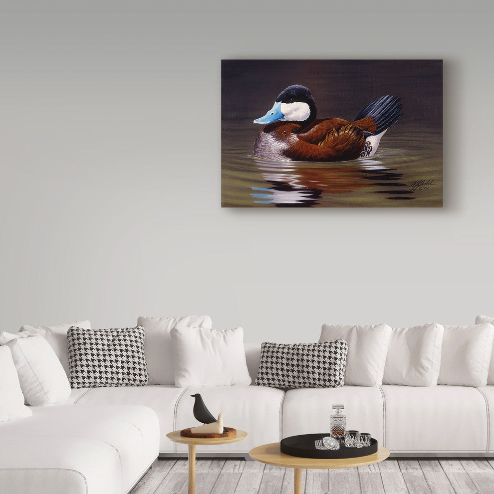 Wilhelm Goebel 'Ruddy Duck' Canvas Art, 32"x22"