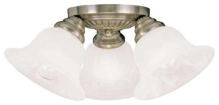 Edgemont Ceiling Mount, Antique Brass